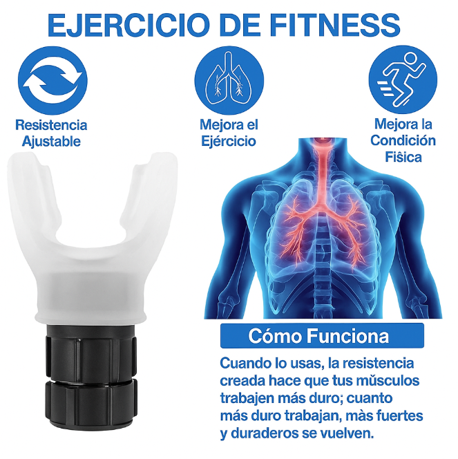 Respiram  Ejercitador portátil de respiración